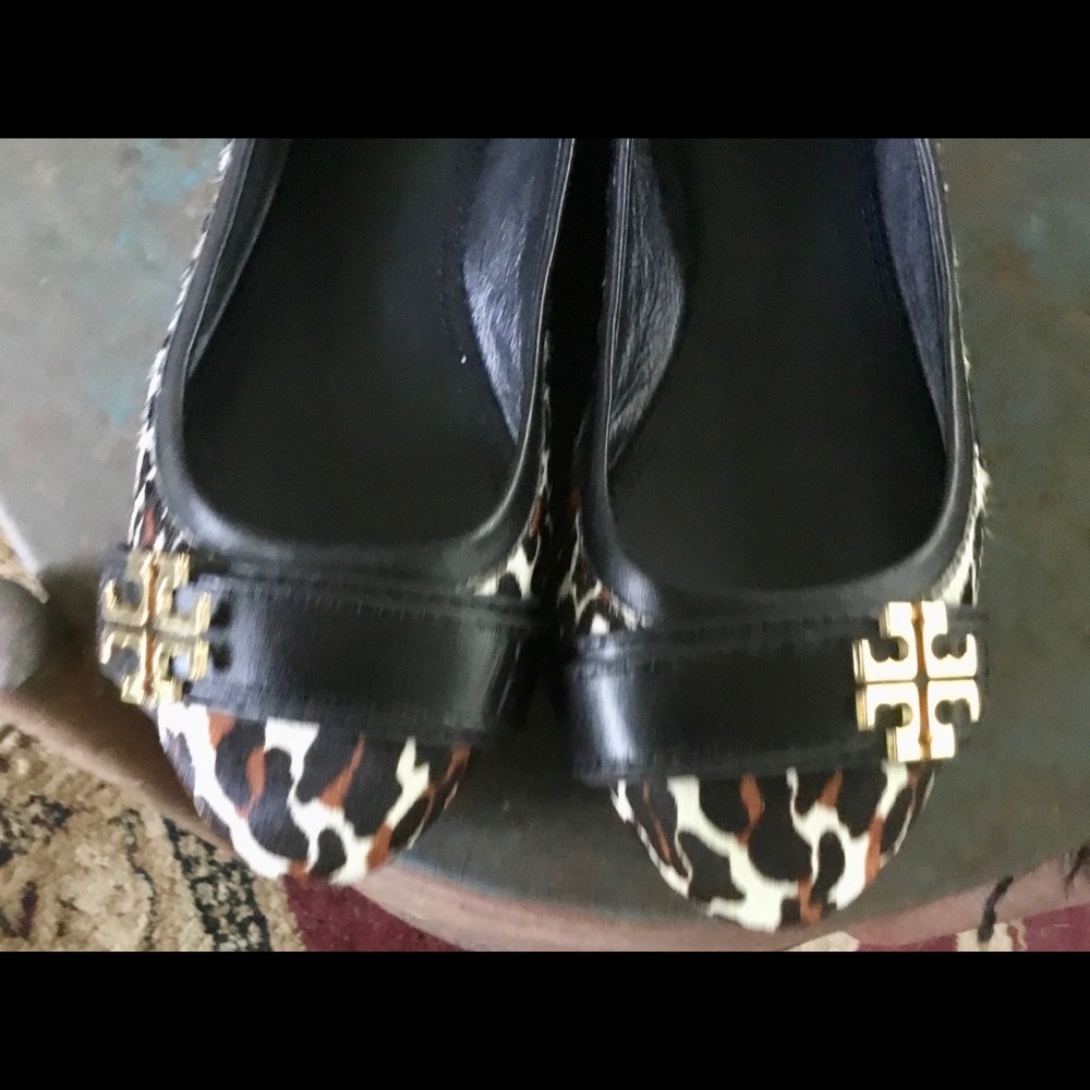 Tory Burch Calf hair flats